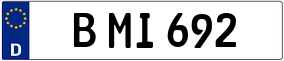 Truck License Plate